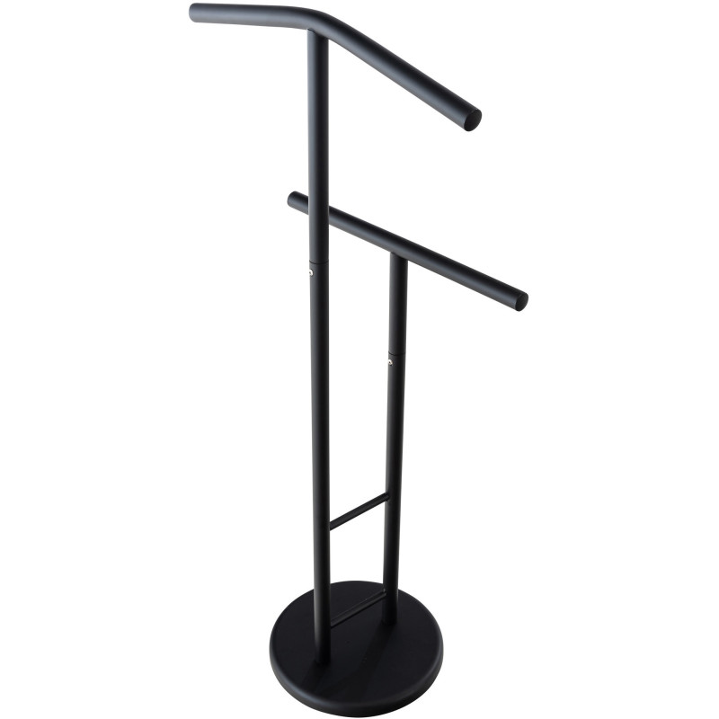 Valet de nuit porte vêtements design en Métal Noir Benson - 4