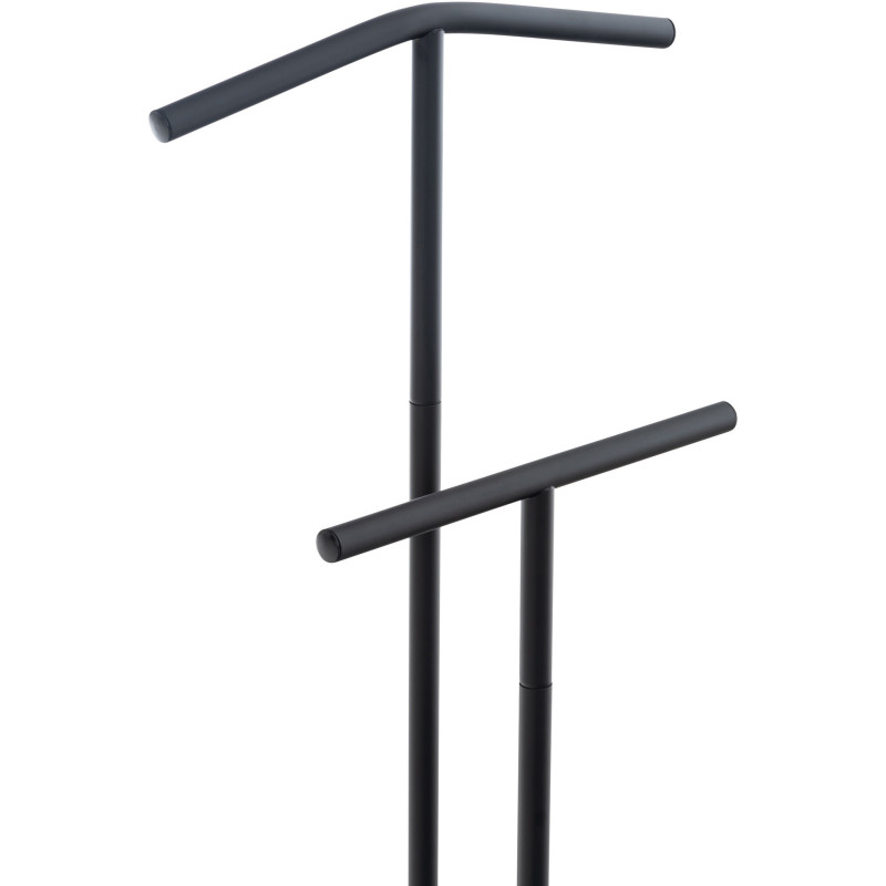 Valet de nuit porte vêtements design en Métal Noir Benson - 5