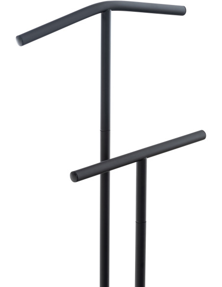 Valet de nuit porte vêtements design en Métal Noir Benson - 5