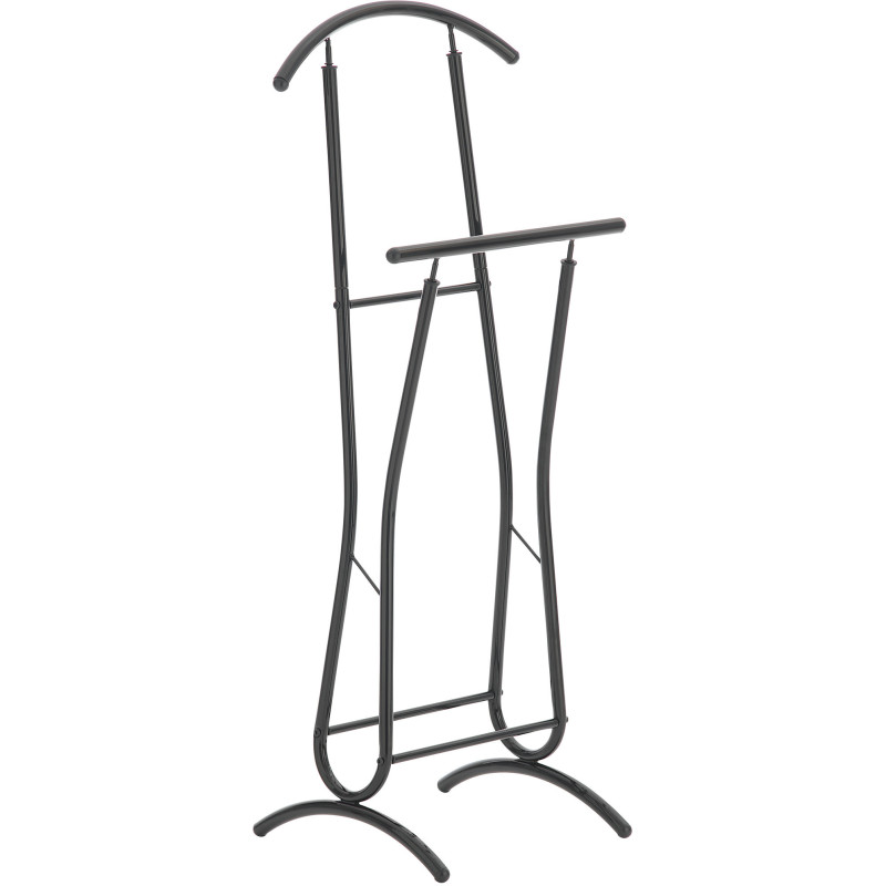 Valet de nuit porte vêtements design en Métal Noir Miles - 1