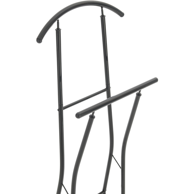 Valet de nuit porte vêtements design en Métal Noir Miles - 2