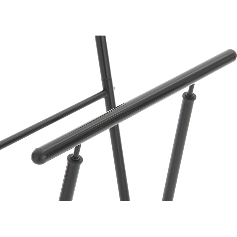 Valet de nuit porte vêtements design en Métal Noir Miles - 5