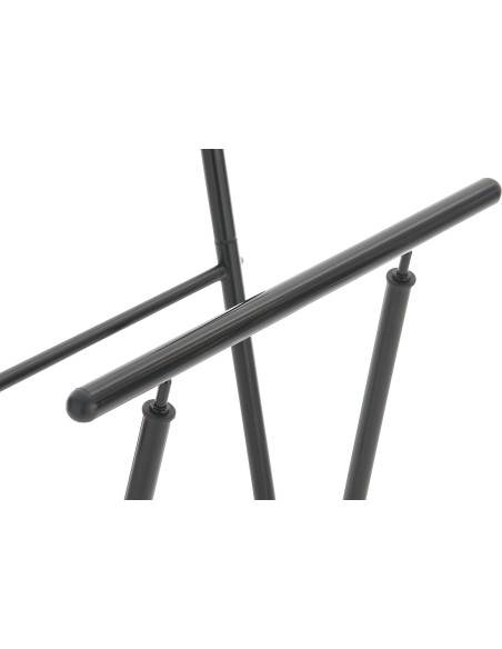 Valet de nuit porte vêtements design en Métal Noir Miles - 5