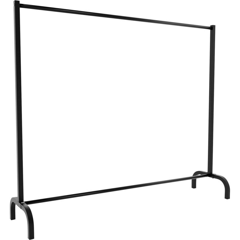 Porte vêtements style industriel 150 cm en Métal Noir Erick - 1