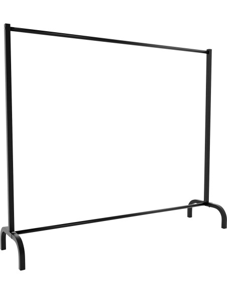 Porte vêtements style industriel 150 cm en Métal Noir Erick - 1