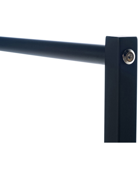 Porte vêtements style industriel 150 cm en Métal Noir Erick - 5