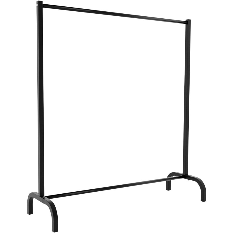 Porte vêtements style industriel 120 cm en Métal Noir Erick - 1
