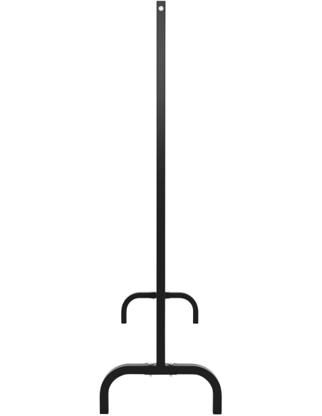 Porte vêtements style industriel 120 cm en Métal Noir Erick - 4