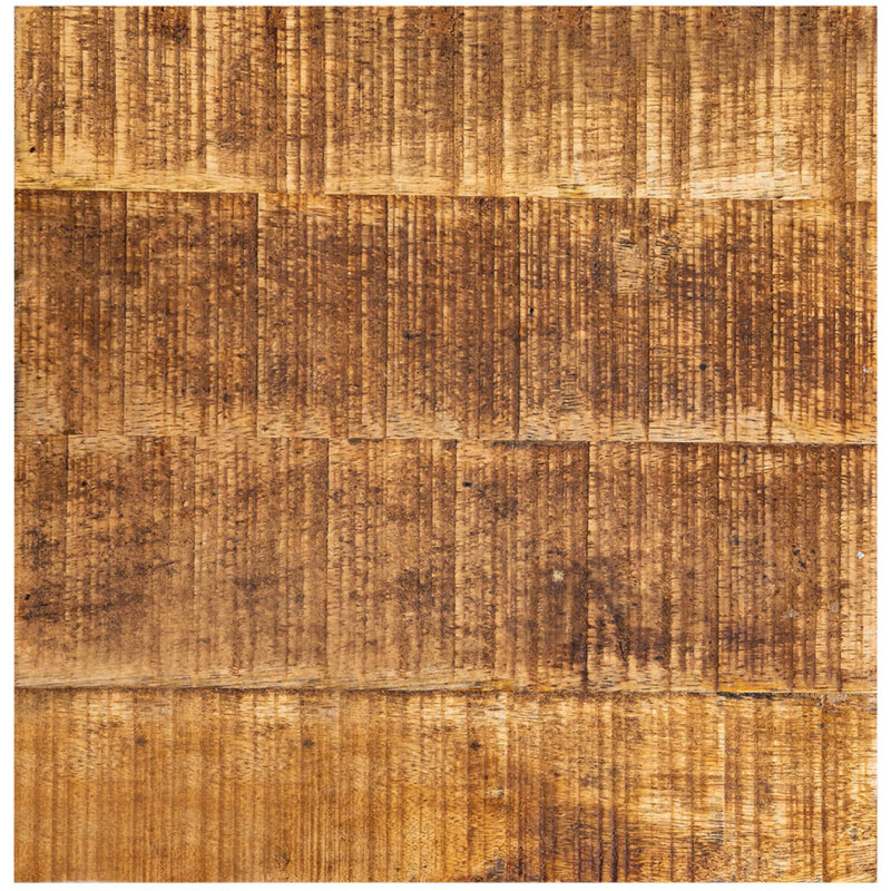 Sellette haute Carrée Hauteur 73 cm en Bois de manguier massif Naturel Cokkie - 2