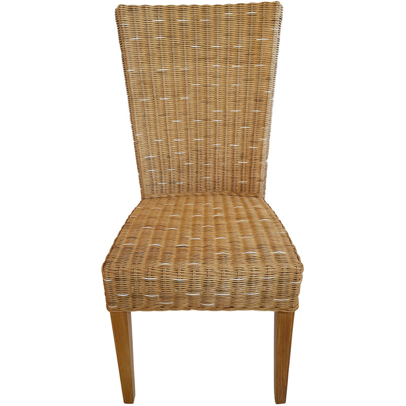 Chaise en Rotin Naturel Bois de pin massif Cardine - 2