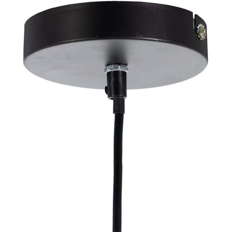 Suspension Boule Diamètre 30 cm en Métal Doré Vieilli Motif fleurs Briney - 7