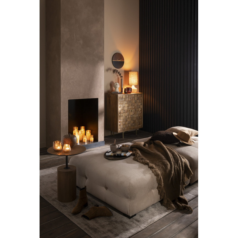 Buffet haut 2 portes Pino en Bois de manguier Marron - 2