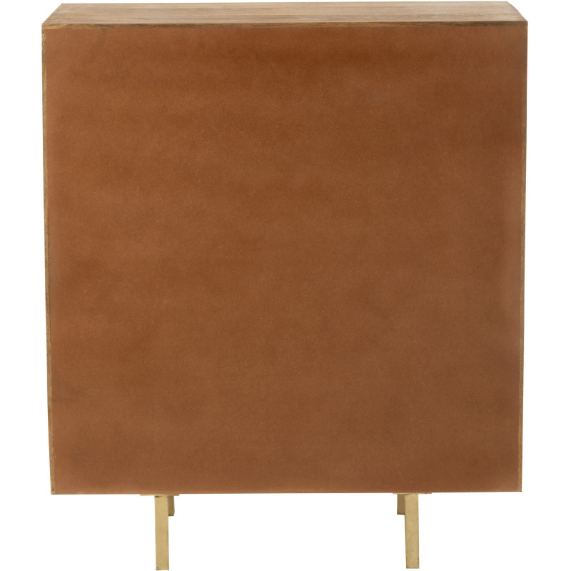 Buffet haut 2 portes Pino en Bois de manguier Marron - 5