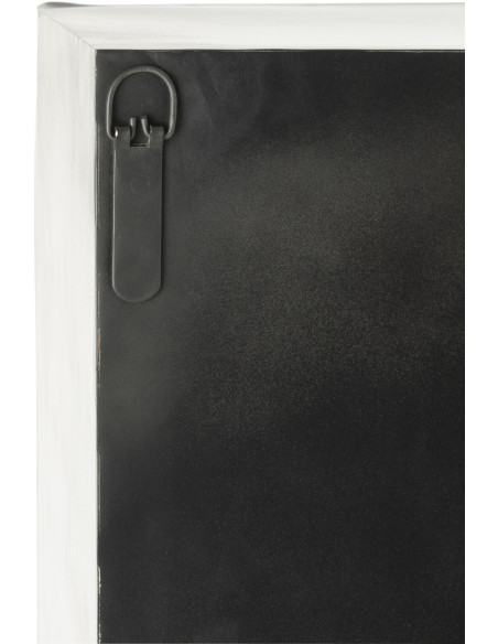 Buffet haut 2 portes Shanil en Bois recyclé Noir Métal Noir - 10