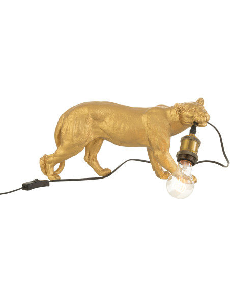 Lampe à poser Puma Tyson en Résine Doré - 2