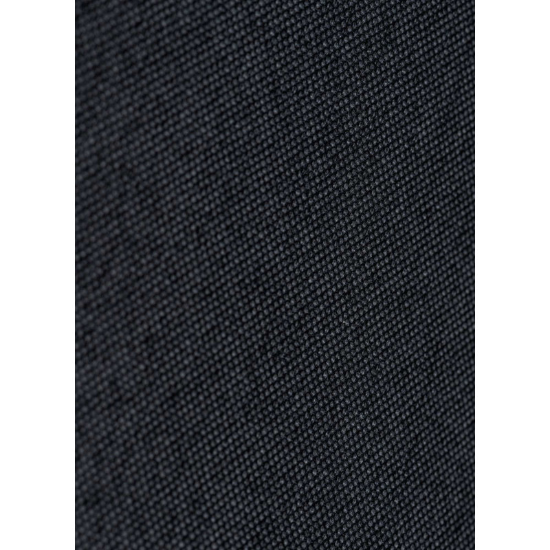 Fauteuil de table haut de gamme en Tissu Noir Bois Marron noyer Velric - 6