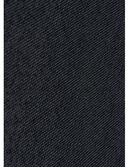 Fauteuil de table haut de gamme en Tissu Noir Bois Marron noyer Velric - 6