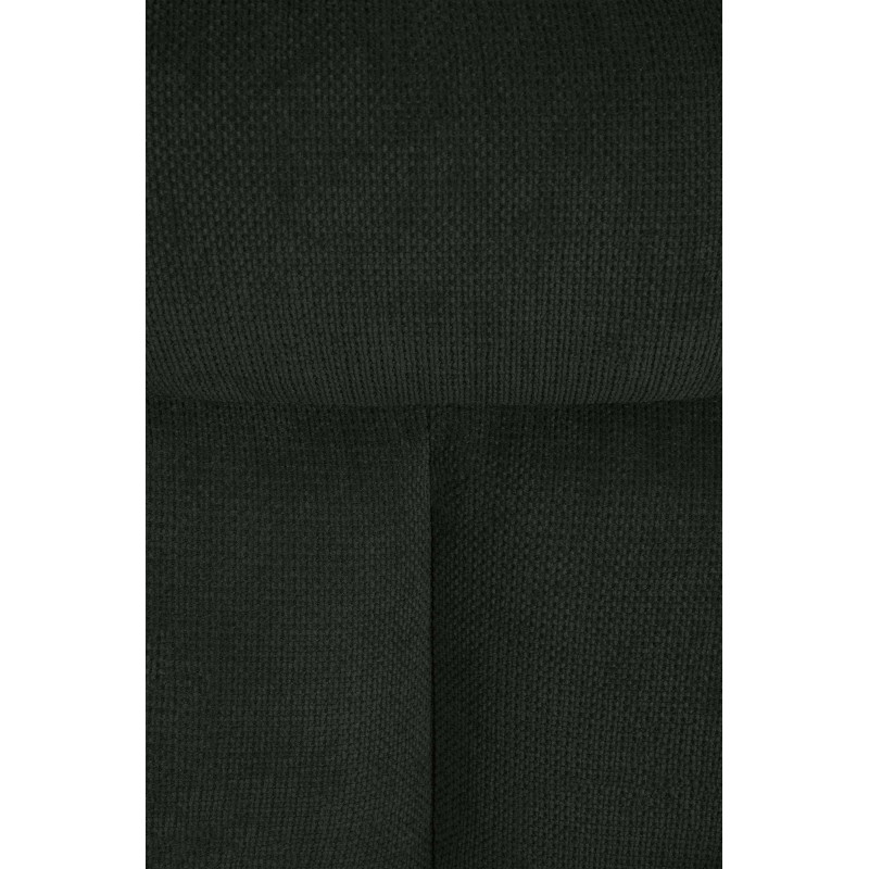 Fauteuil de table pivotant en Tissu Noir Métal Noir Mat Mertio  - 3