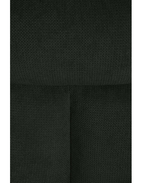 Fauteuil de table pivotant en Tissu Noir Métal Noir Mat Mertio  - 3