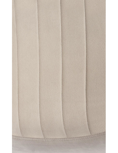 Chaise moderne en Velours Gris Métal Noir Ivina - 2