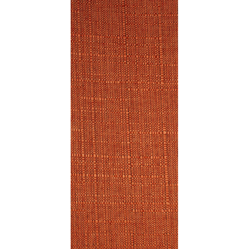 Chaise moderne en Tissu Orange Métal Noir Jerana - 6