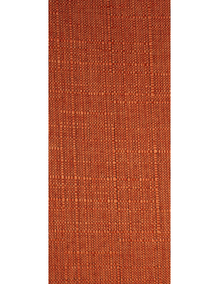 Chaise moderne en Tissu Orange Métal Noir Jerana - 6