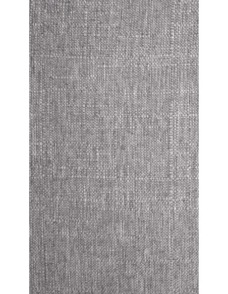 Chaise moderne en Tissu Gris clair Métal Noir Jerana - 6