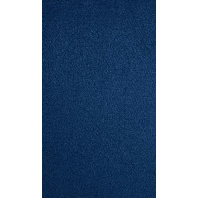 Chaise moderne en Velours Bleu foncé Métal Noir Jerana - 7