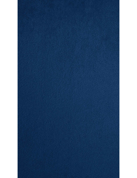 Chaise moderne en Velours Bleu foncé Métal Noir Jerana - 7
