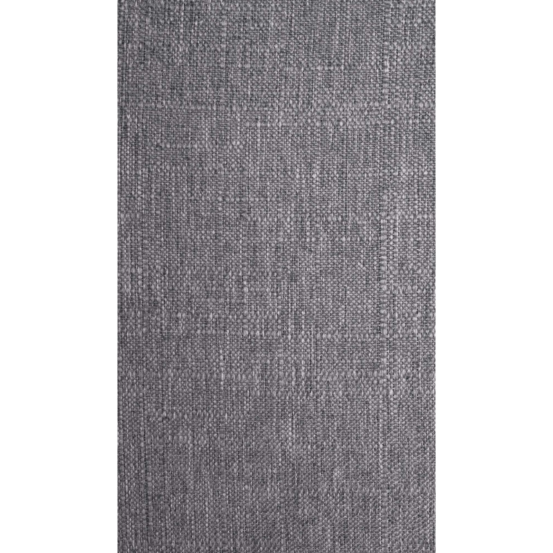 Chaise moderne en Tissu Gris foncé Métal Noir Jerana - 6