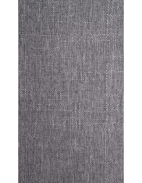 Chaise moderne en Tissu Gris foncé Métal Noir Jerana - 6