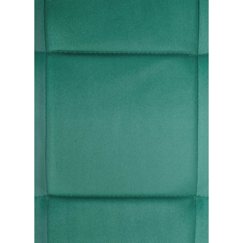 Chaise moderne en Velours Vert clair Métal Noir Mat Gladina - 3
