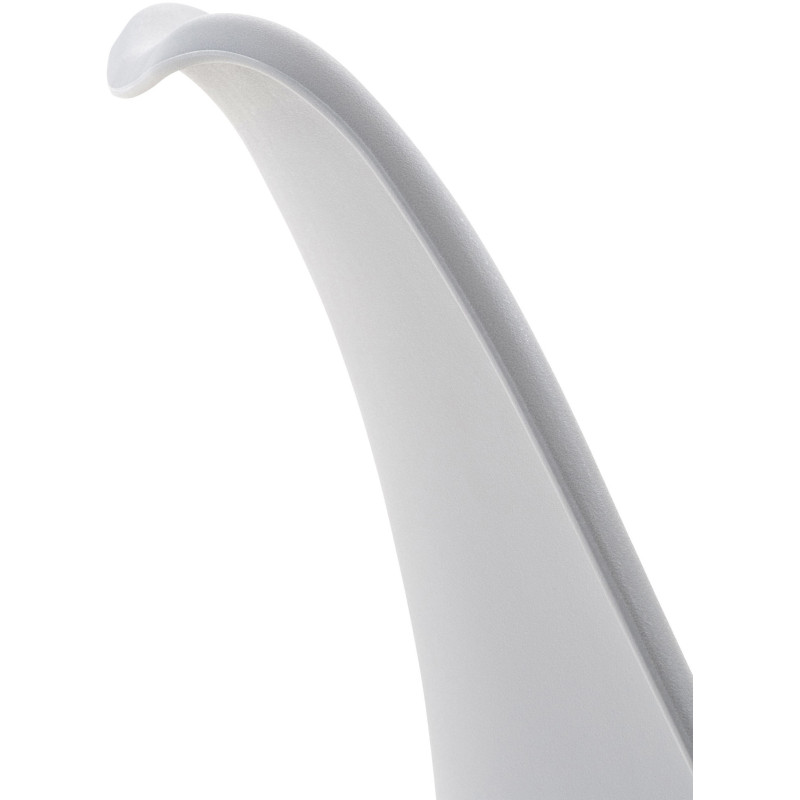 Chaise moderne scandinave en Polypropylène Polyuréthane Bois de hêtre Gris Floki - 6