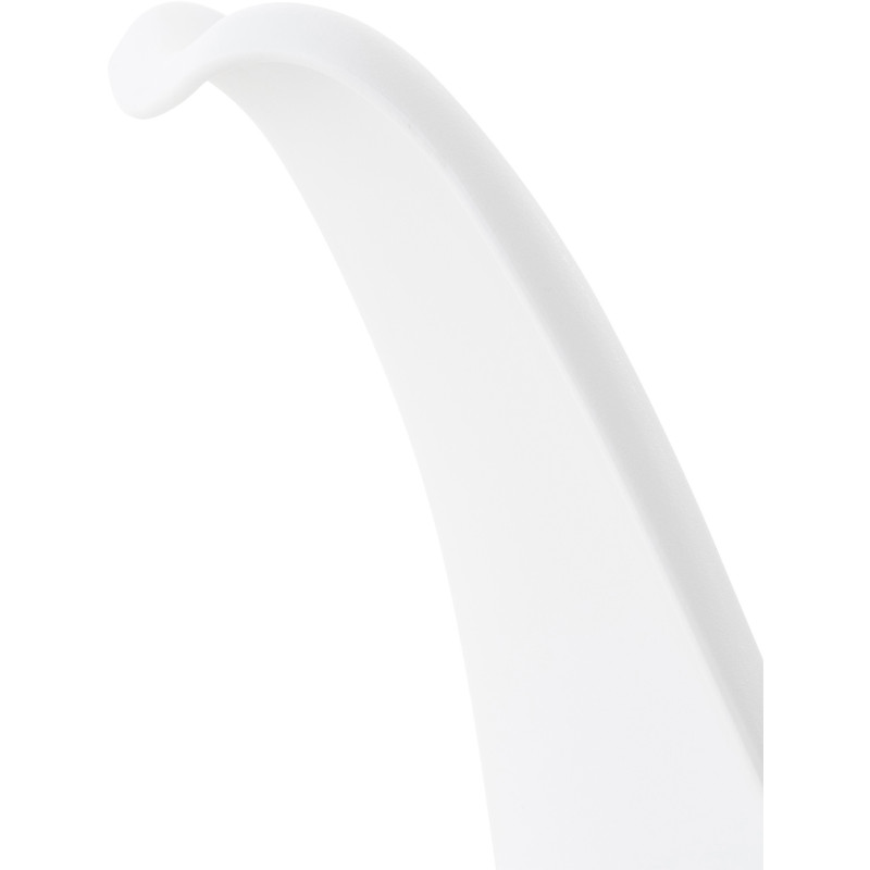 Chaise moderne scandinave en Polypropylène Polyuréthane Bois de hêtre Blanc Floki - 5