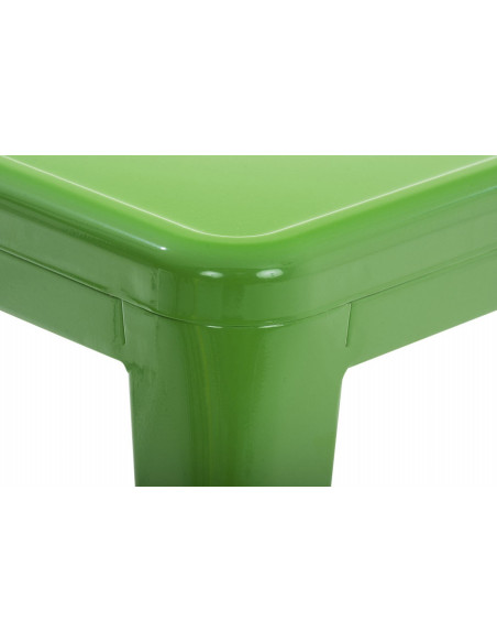 Tabouret bas style industriel en Métal Vert Kormack - 5