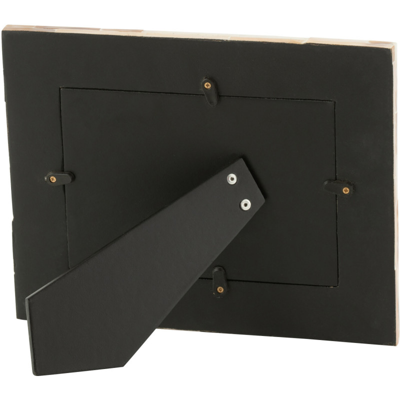 Cadre photo Nuye en Bois Coquillage Beige Motif mosaïque pour photo 15x10 - 2