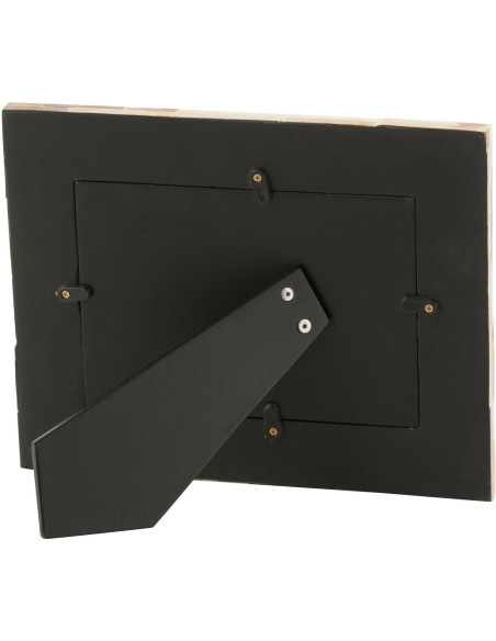 Cadre photo Nuye en Bois Coquillage Beige Motif mosaïque pour photo 15x10 - 2