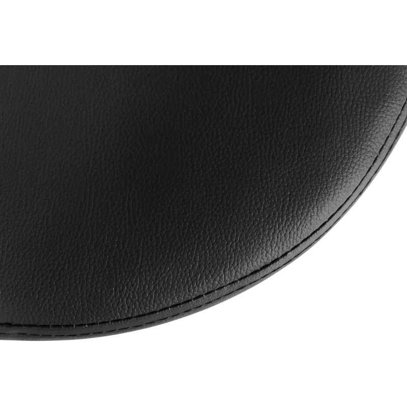 Tabouret de bar design pivotant en Polyuréthane Noir Métal Noir Mat Tao - 5