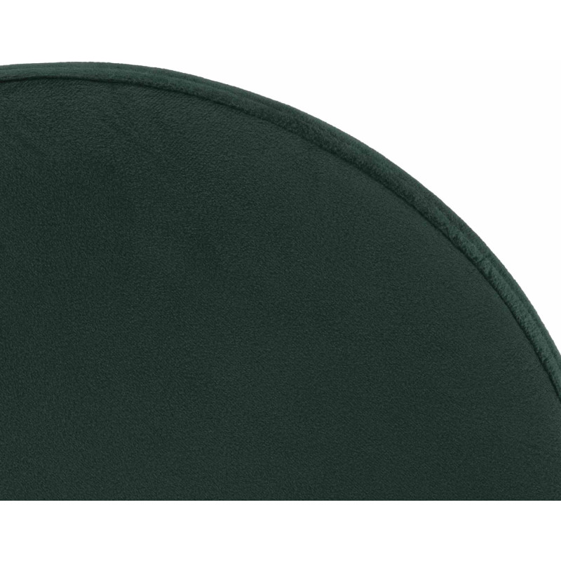 Tabouret de bar design pivotant en Velours Vert foncé Métal Noir Mat Tao - 5