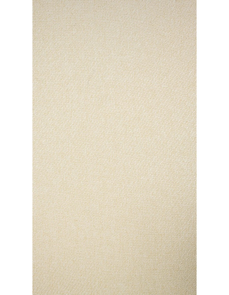 Chaise originale en Tissu Blanc crème Avec clous de tapissier Bois Marron foncé Isola - 4