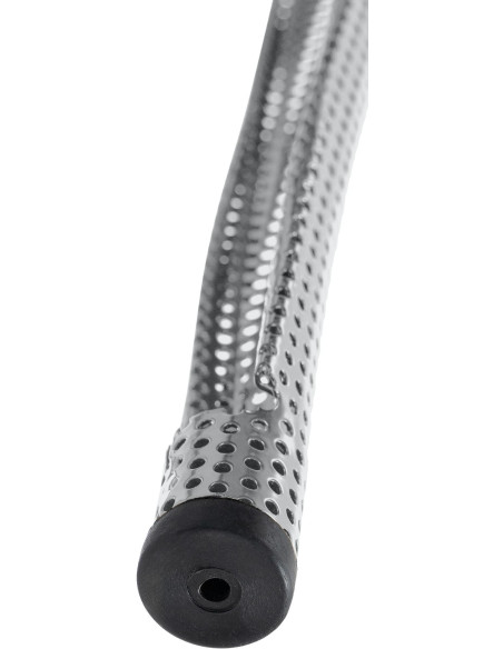 Tabouret de bar design industriel en Métal Argenté Ajouré Lumos - 4