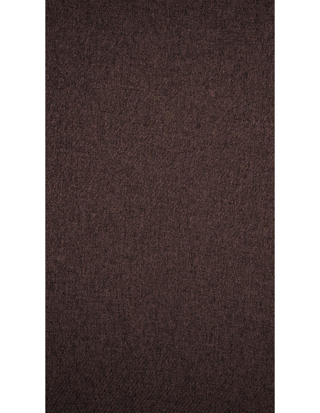 Chaise originale en Tissu Marron Avec clous de tapissier Bois Marron foncé Isola - 4