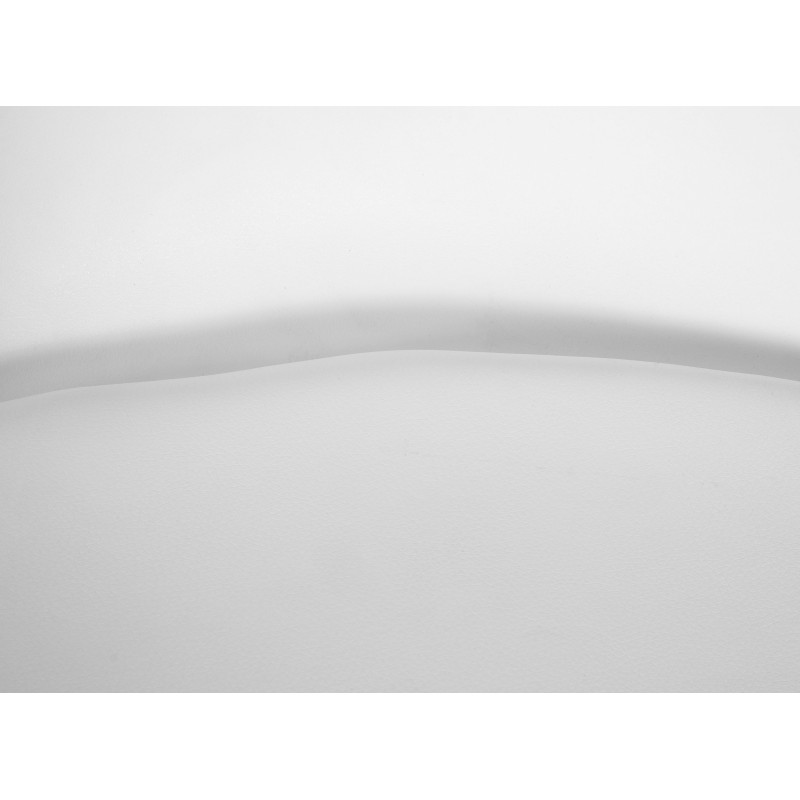 Tabouret de bar moderne avec dossier en Polyuréthane Noir Métal Noir Mat Minko - 6