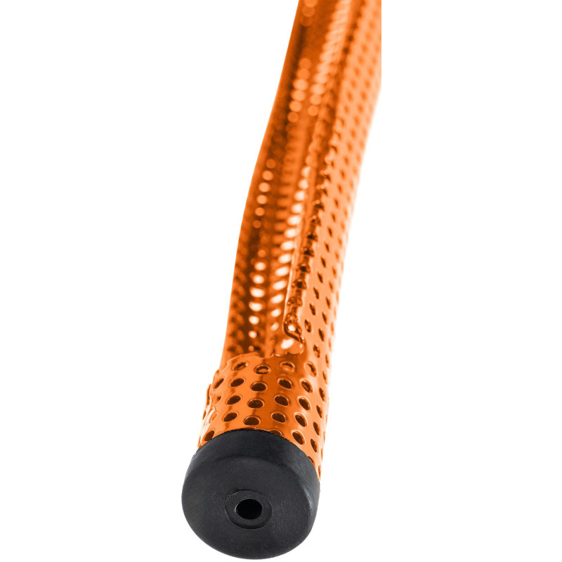 Tabouret de bar design industriel en Métal Orange Ajouré Lumos - 4