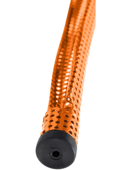 Tabouret de bar design industriel en Métal Orange Ajouré Lumos - 4