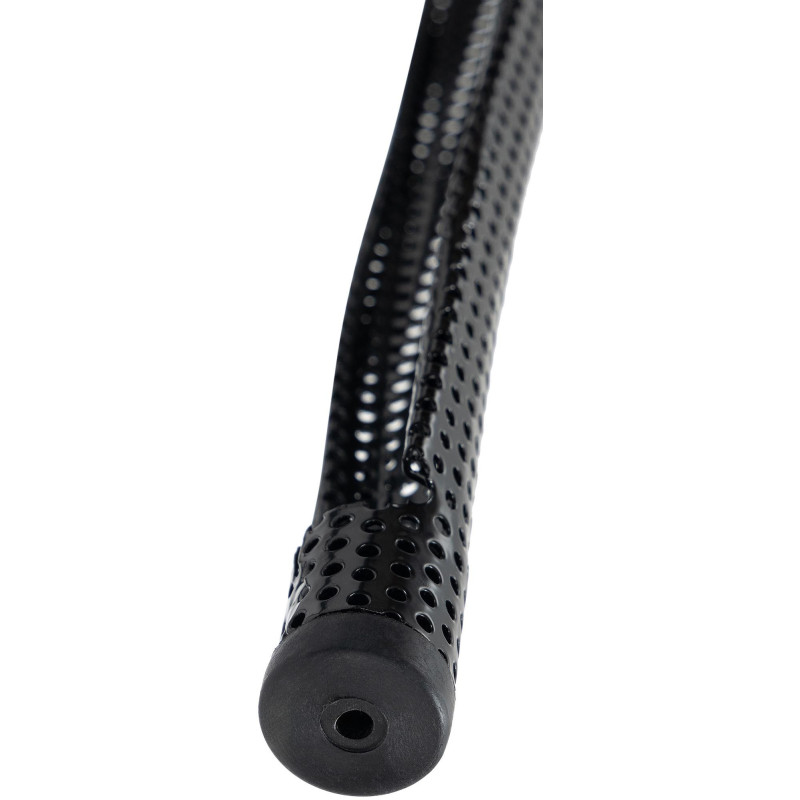 Tabouret de bar design industriel en Métal Noir Ajouré Lumos - 4