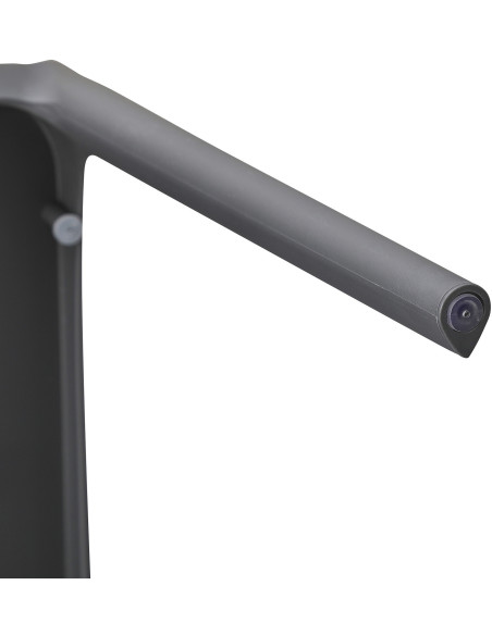 Chaise design intérieur extérieur en Polypropylène Gris foncé Basli - 4