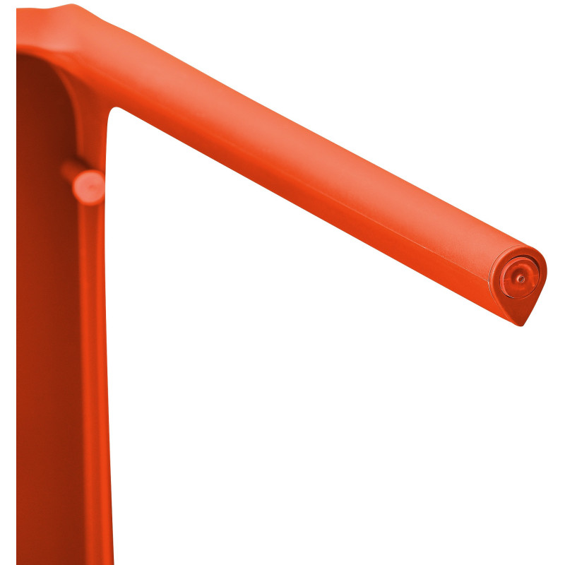 Chaise design intérieur extérieur en Polypropylène Orange Basli - 4