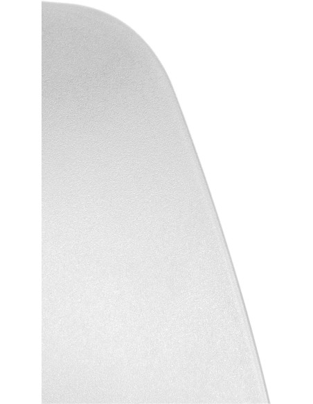 Tabouret de bar moderne en Polyuréthane Polypropylène Gris Métal Argenté Brillant Indiao - 8