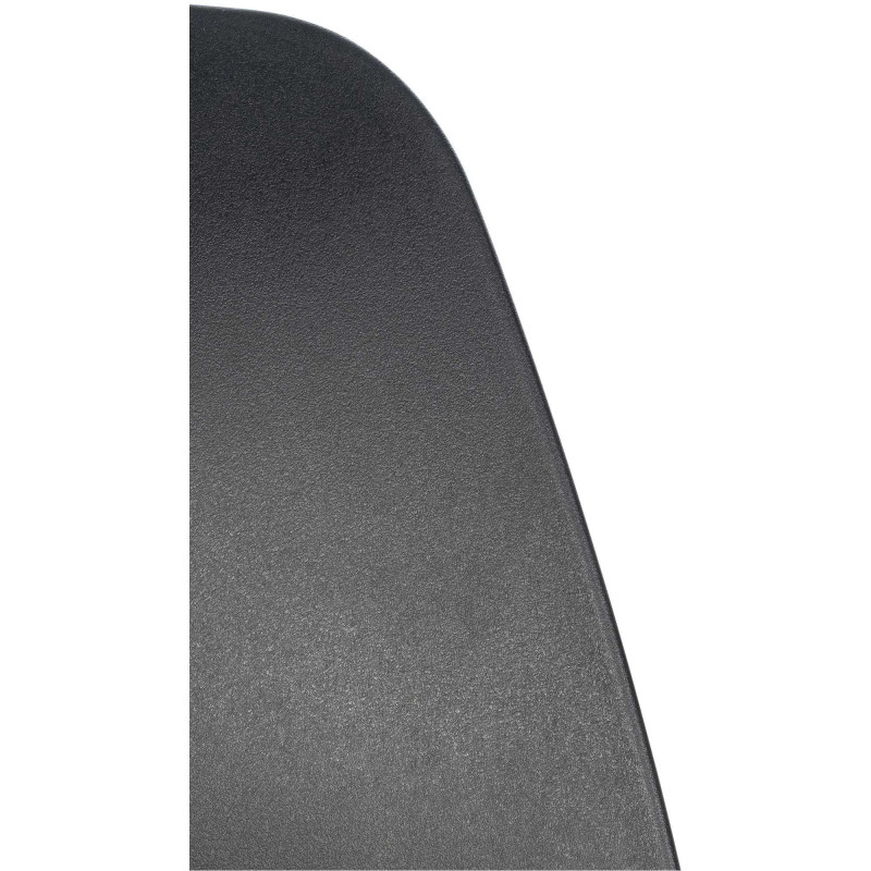 Tabouret de bar moderne en Polyuréthane Polypropylène Noir Métal Argenté Brillant Indiao - 8